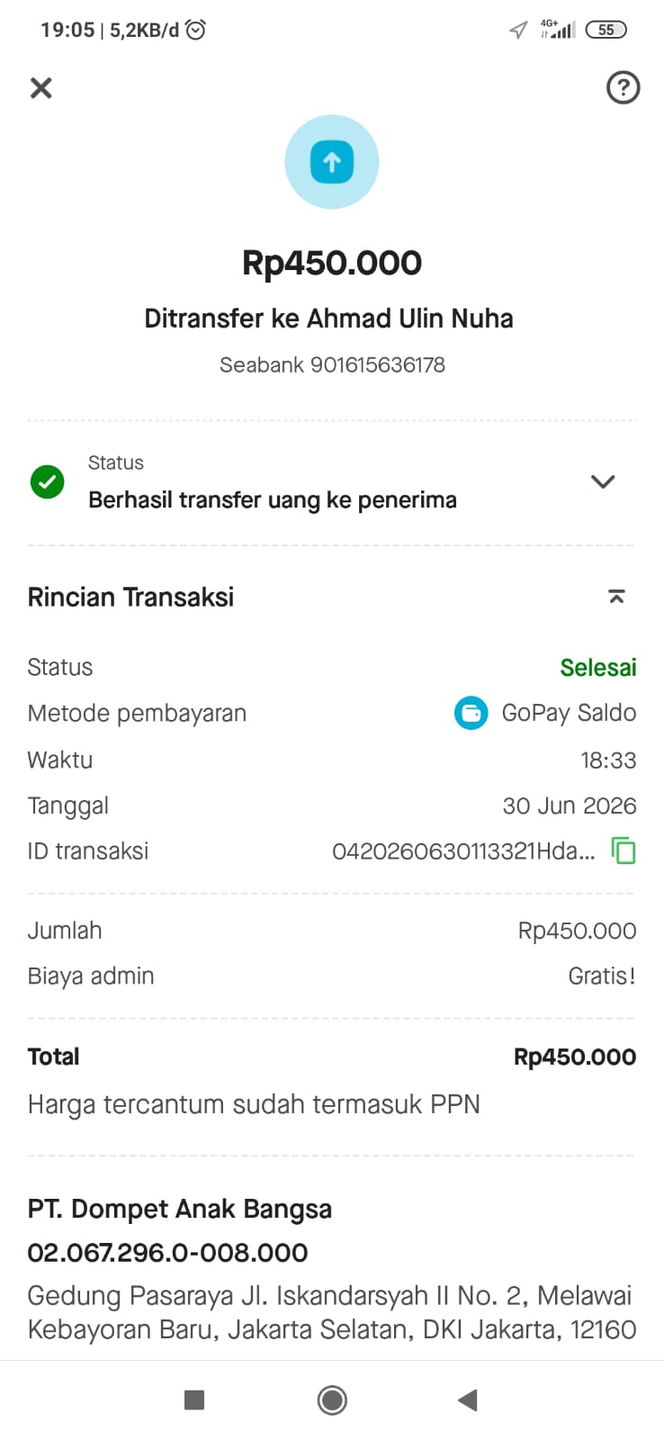 bayar tukang